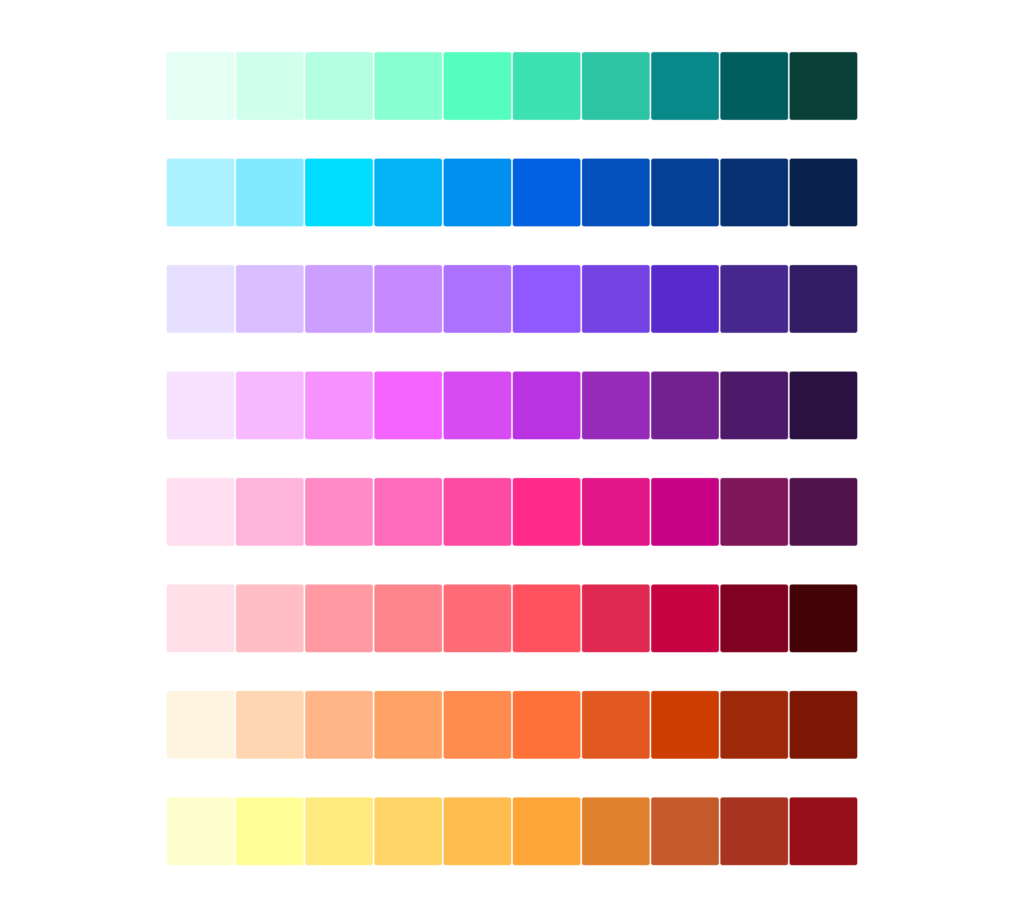 Firefox Colour Palette